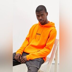 PacSun Bright Orange Hooded Sweatshirt